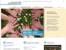 Tablet Screenshot of cecilienstift.de